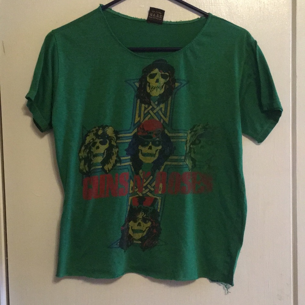 Vintage style Guns N’ Roses Shirt Tee Crop